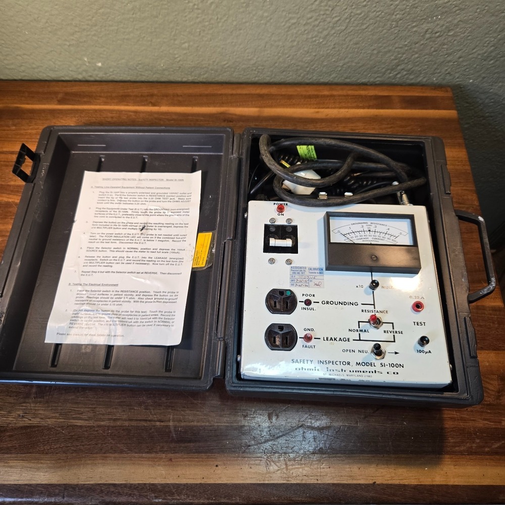 Ohmic Instruments SI-100N Instrument Safety Inspector Test equipment - Picture 1 of 9